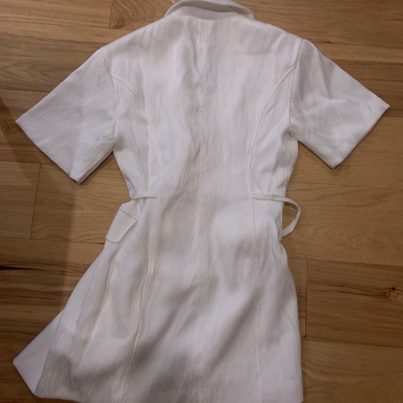 🪽NWT Anthropologie Crisp White Blazer Dress with Belt - HOST PICK ✨ - Picture 6 of 9